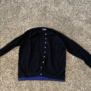 Black cardigan from Costco